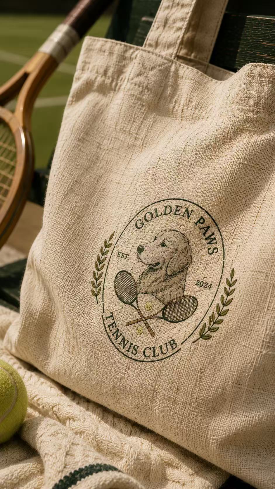 Golden Paws Sports Collection- Tennis Club