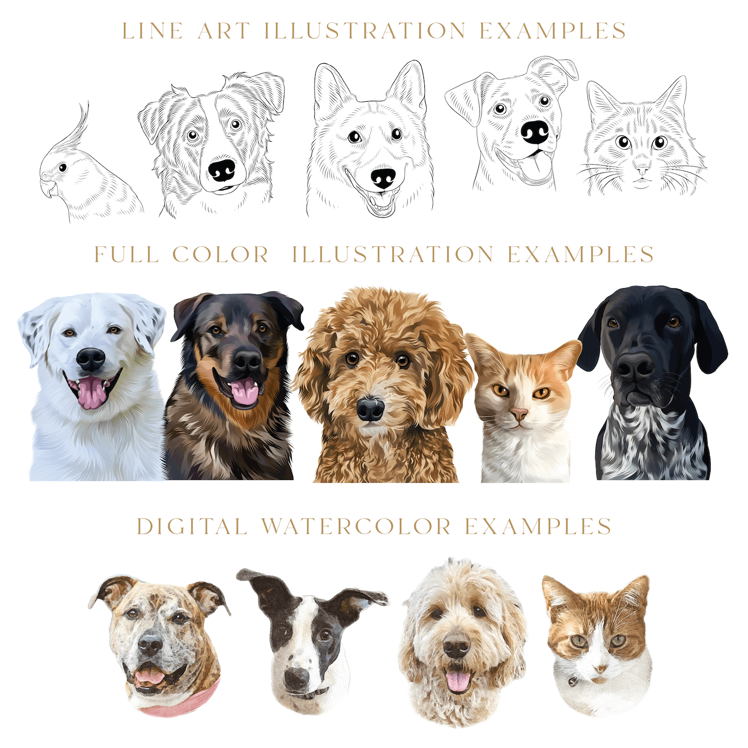 Wedding Bar Menu Print - Pets