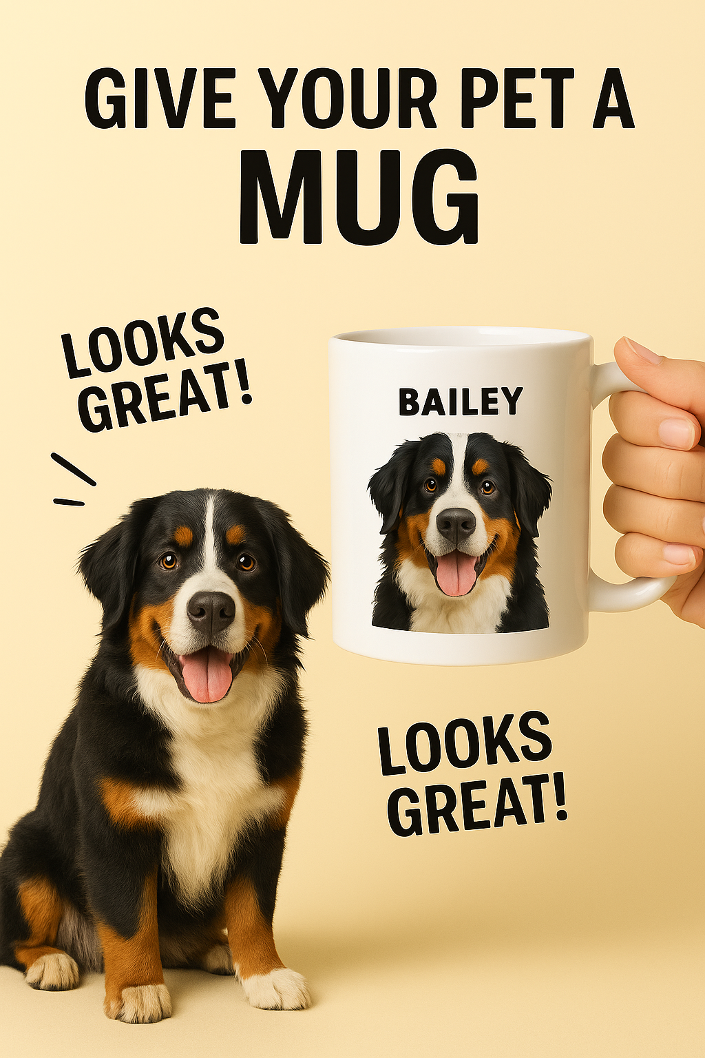 Custom Dog Mug – Your Pup, Your Way