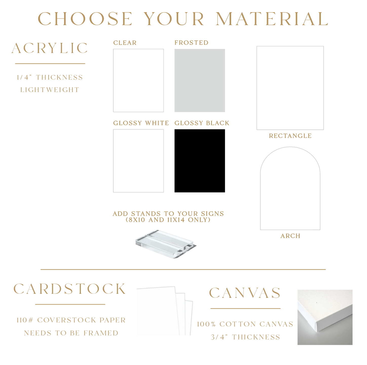 Wedding Bar Menu Print