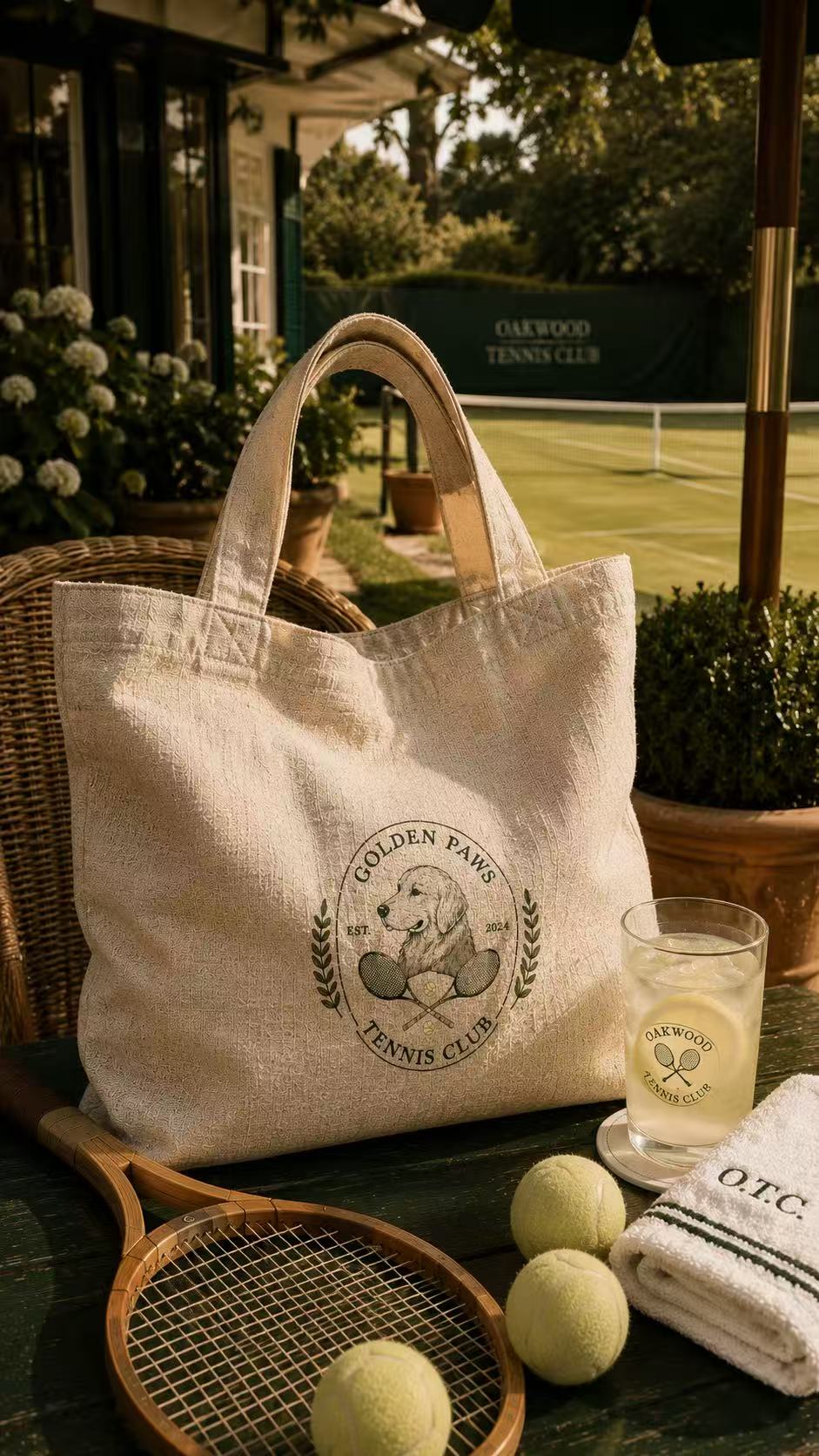 Golden Paws Sports Collection- Tennis Club