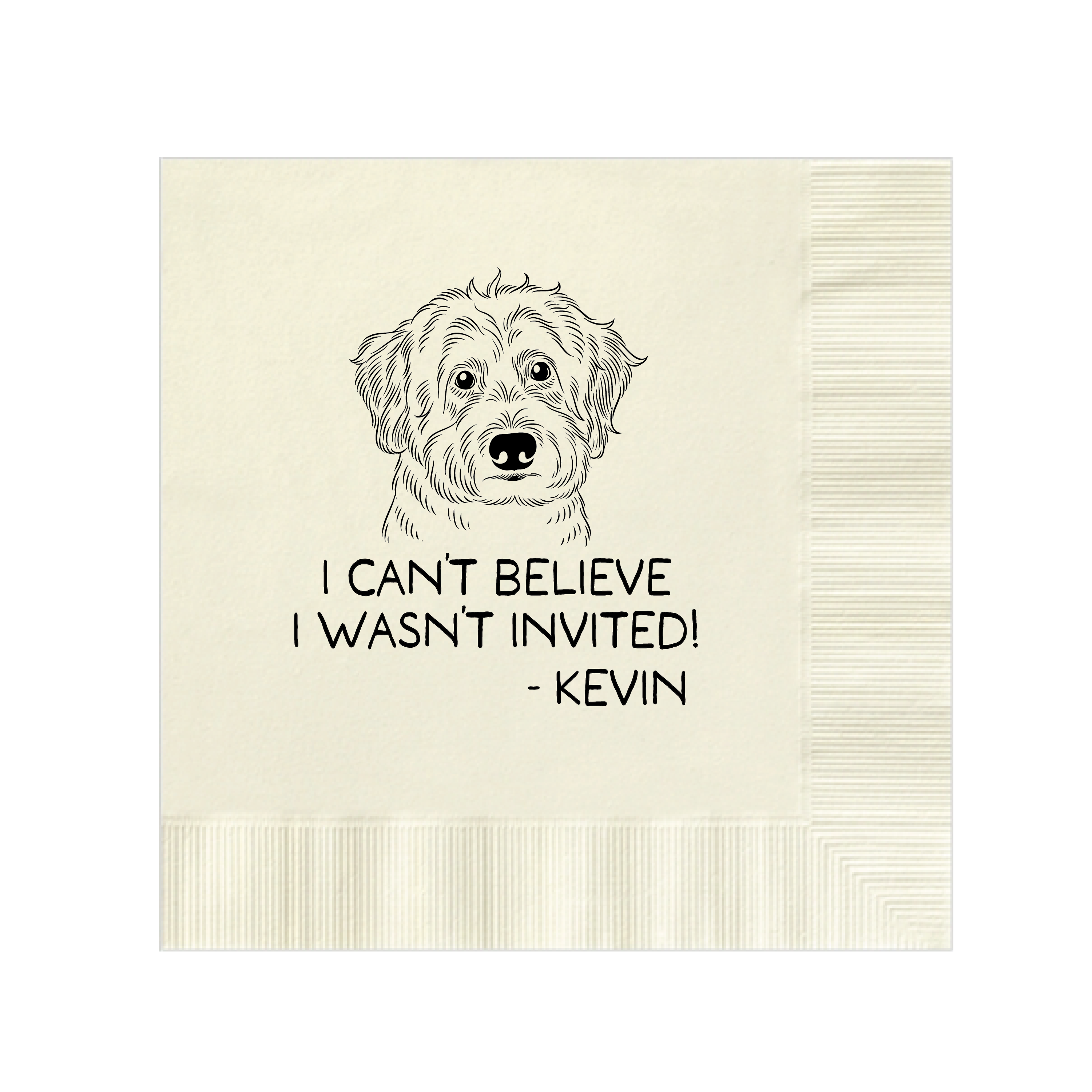 I Can't Believe I Wasn't Invited Pet Wedding Napkins