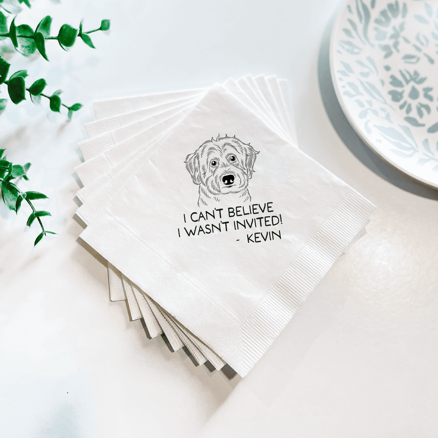 I Can't Believe I Wasn't Invited Pet Wedding Napkins